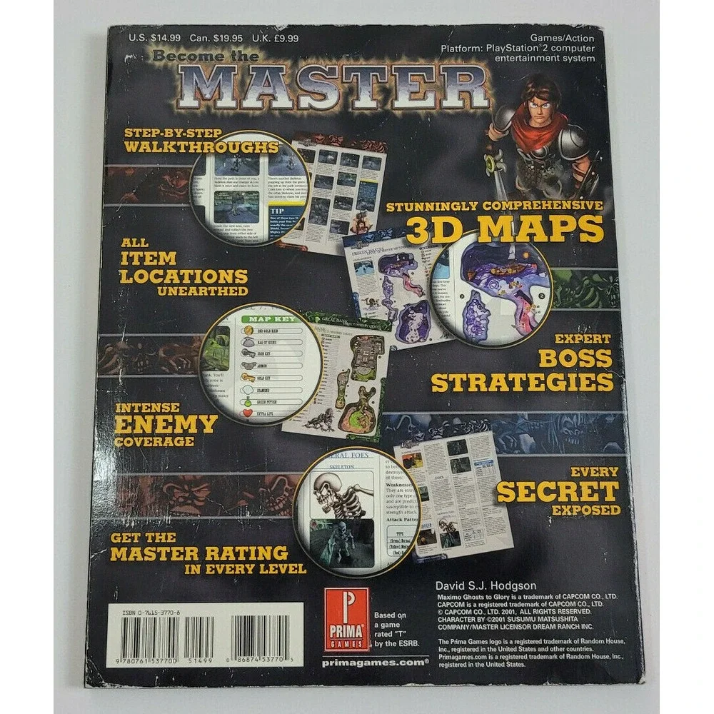 MAXIMO GHOSTS TO GLORY PRIMA'S OFFICIAL STRATEGY GUIDE‎